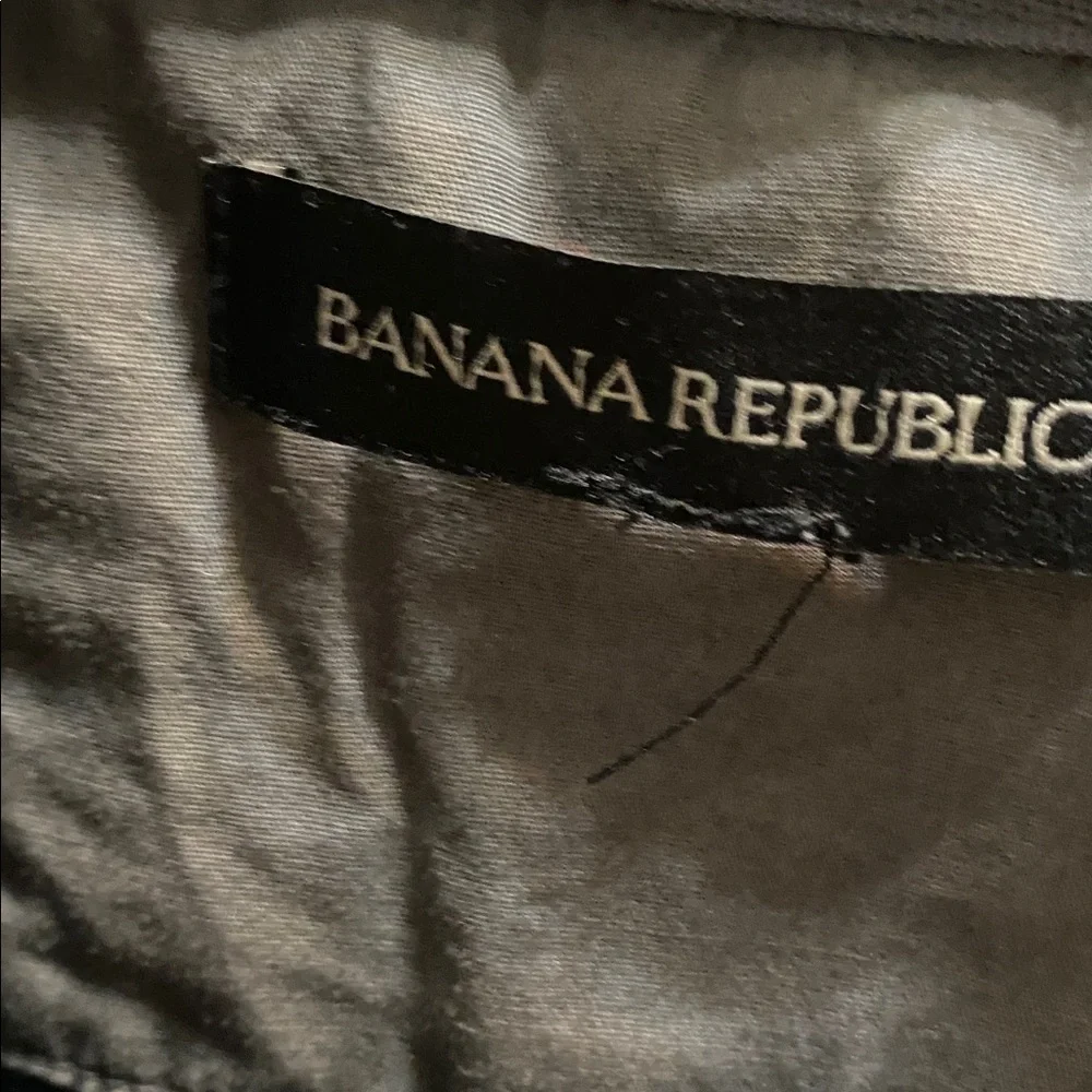 Banana Republic Gray Shirt Jacket